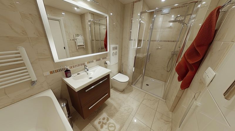 Wide Picture of a Modern Bathroom
